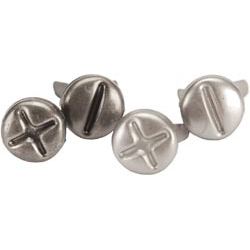 Eyelet Outlet - Screw Head Brads Eyelet Outlet - Screw Head Brads